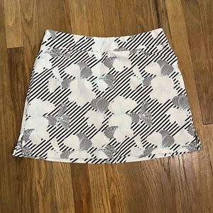 Lady Hagar Womens Plus Size Athletic Golf Skort Pockets Blue Black White Size 14